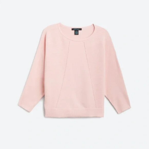 StitchFix Faith + Zoe Dolman Sleeve Pointelle Pullover Size M - Picture 1 of 3